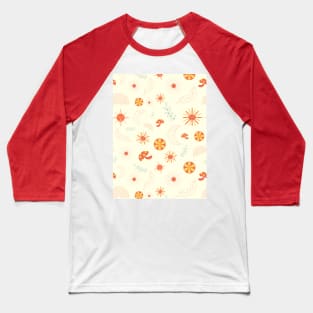 Boho Sunshine Pattern Baseball T-Shirt